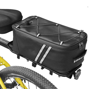 防水オートバイ自転車サイクリングリアラックシートトランク PU 収納袋