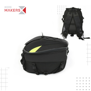 デュアル ユニバーサル ファッション モトサイクル シート テール バックパック バッグ